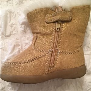 Baby Gap Sherpa Lined Suede Boots